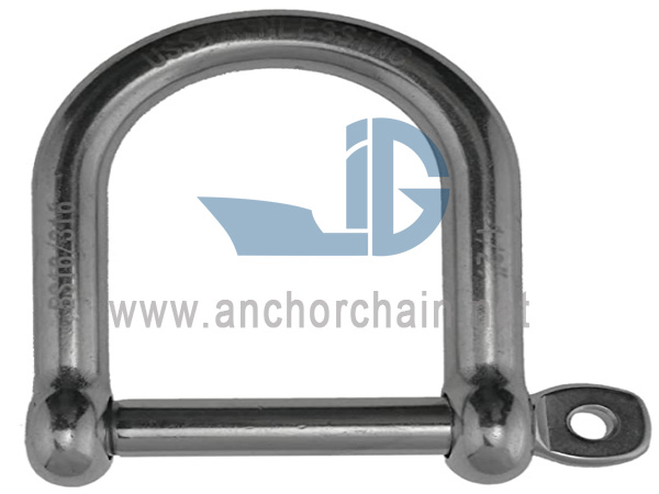 D-Shackle Wide típus, SS304 VAGY SS316