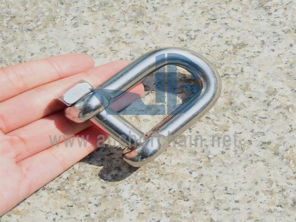 D-shackle (szögletes fejcsappal), SS304 VAGY SS316