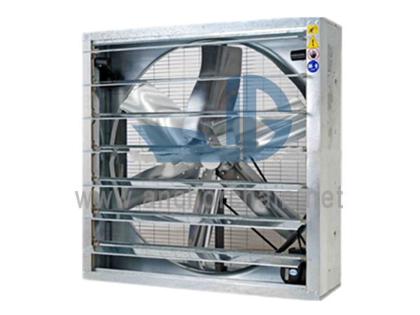 DFBZ falra szerelhető négyszögletes axiális ventilátor
