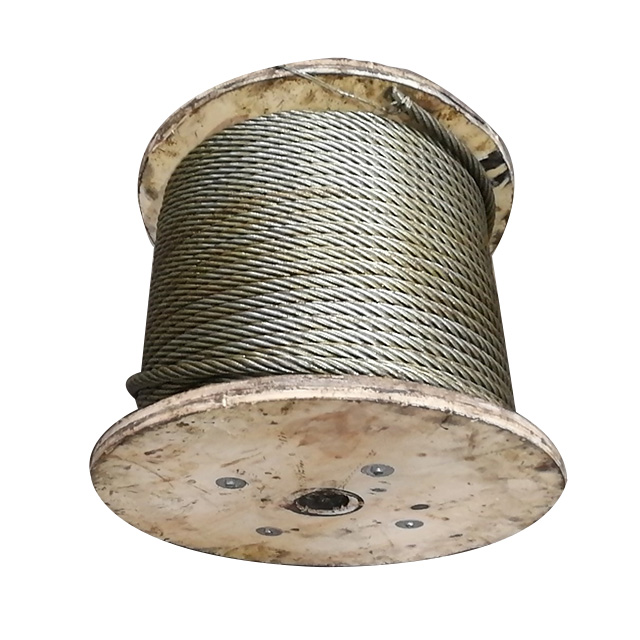 Horganyzott acél drótkötél 6x36WS+IWRC (6x36WS+FC)