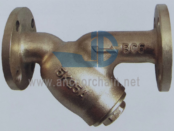JIS F 7220Q Bronze Y típusú szűrő