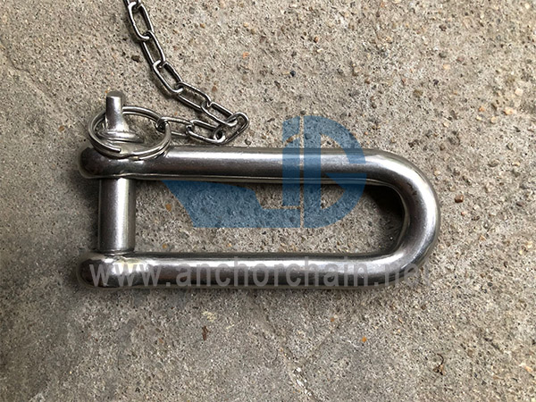 Hosszú D-shackle hosszú típus, SS304 VAGY SS316