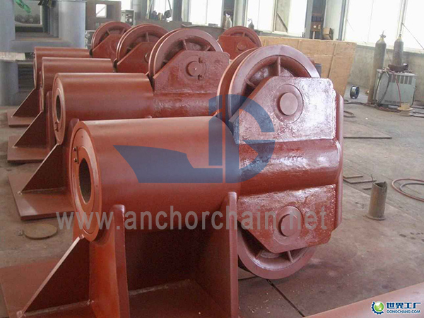 Forgófejű horgony, Fairlead